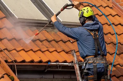 Démoussage et hydrofuge de toiture à Moirax